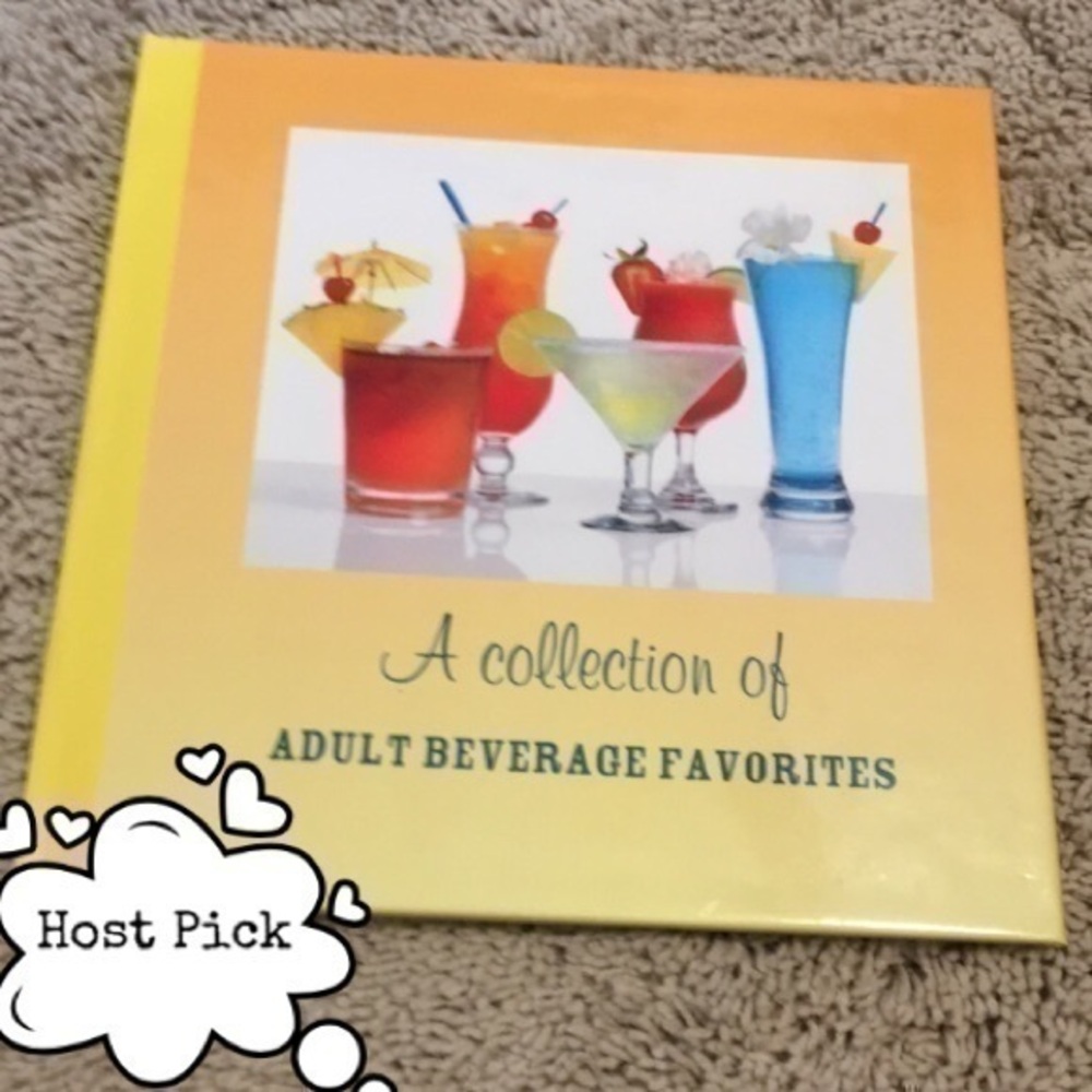 8x8 hardcover Adult Beverage Book